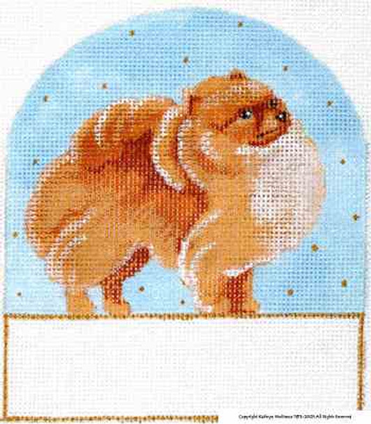 P-222 Pomeranian 5 x 5 18 Mesh Shorebird Studio