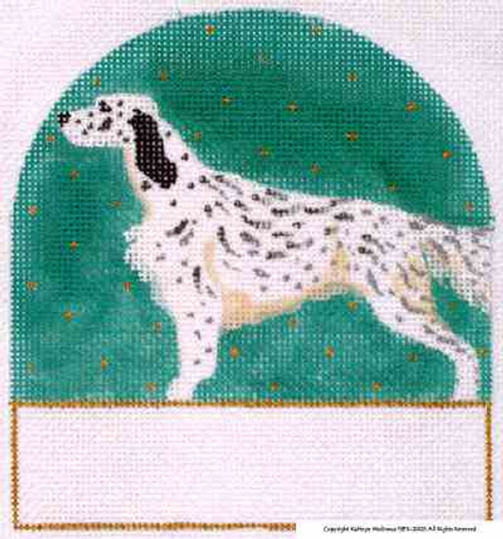 P-344 English Setter 5 x 5 18 Mesh Shorebird Studio