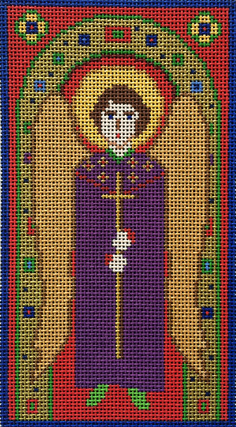 F3715 Red Angel (Rectangle) 4 x 7 3/8" 16 ct.  Fiori Designs