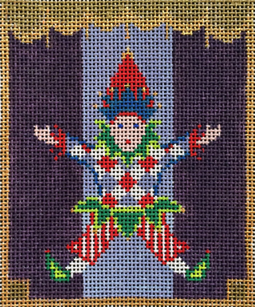 F3729 Jumping Jack 3 1/2 x 4 1/4" 18 ct. Fiori Designs 