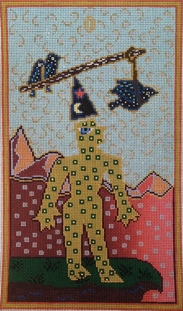 K2007 The Optimist 8 x 12 1/2" 18 ct. Keaney Rathbun Designs