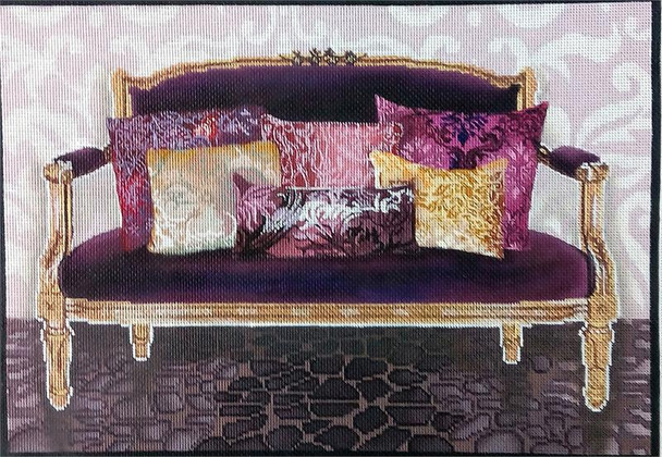 1075c  Fuschia Couch 9x13 18 Mesh  Lani Enterprises