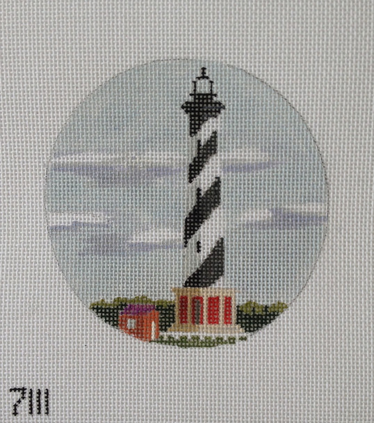 7111 Purple Palm Designs 18 Mesh Cape Hatteras Light - NC 4 x 4