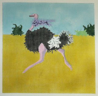 WWCO1614 Ostrich Boa 8 x 8  18  Mesh Waterweave