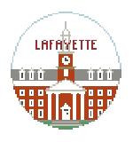 BT191 Lafayette College, PA Kathy Schenkel Designs  4" Diameter 18 Mesh