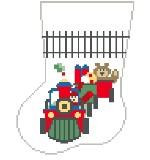 CM141 Train Sock 4 x 5.5 18 Mesh Kathy Schenkel Designs