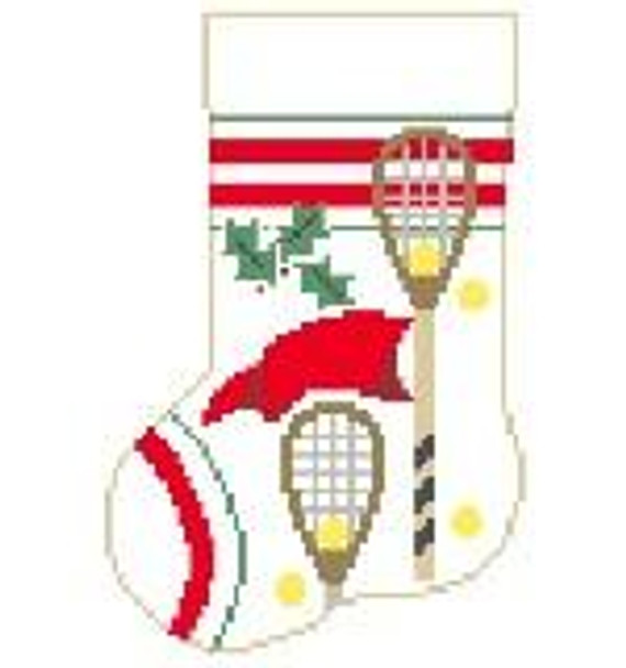 CM108L Sports (Lacrosse) Sock 3.75 x 6 18 Mesh Kathy Schenkel Designs