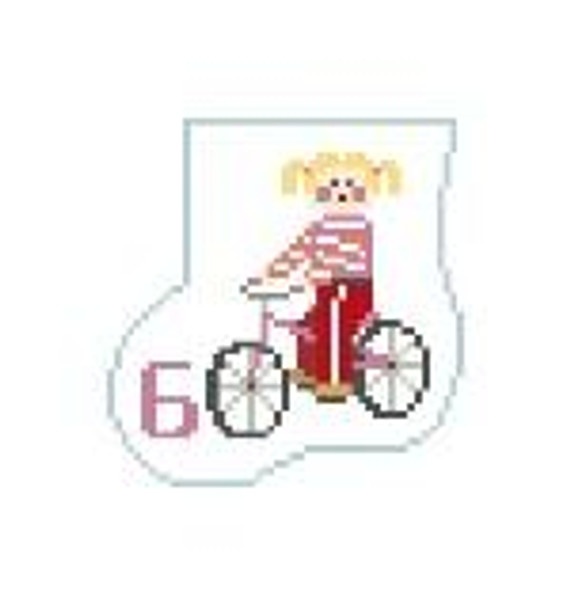 CM606 First Years 6/Girl on Bike Kathy Schenkel Designs 3 x 2.5