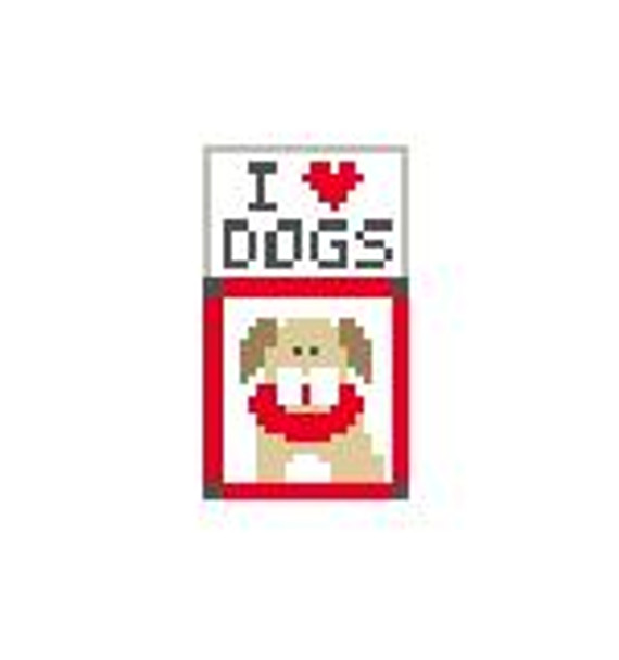 LP116 I Love Dogs Kathy Schenkel Designs 1.25 x 2