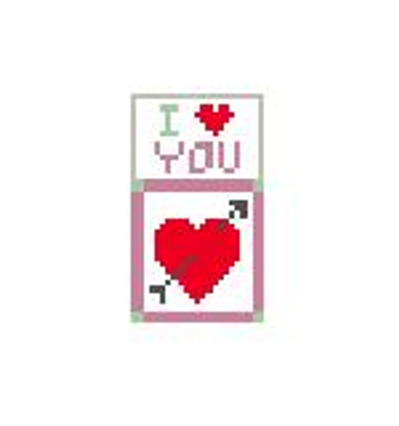 LP102 I Love You Kathy Schenkel Designs 1.25 x 2