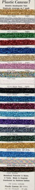 Rainbow Gallery Plastic Canvas 7 PC14 Light Blue