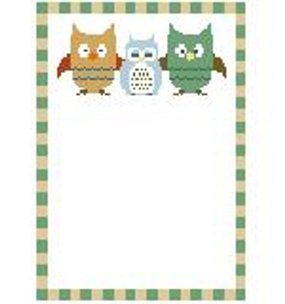 PT204 Owl Sampler Kathy Schenkel Designs 5.25 x 7