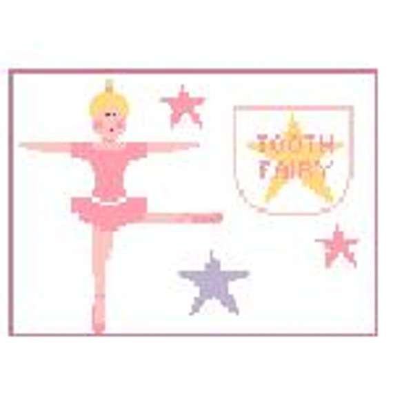 PT193B Ballerina Star Tooth Fairy Kathy Schenkel Designs 7 x 5