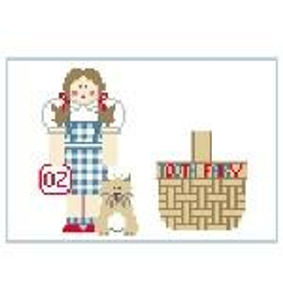 PT191 Dorothy Tooth Fairy Pillow Kathy Schenkel Designs 6 x 4