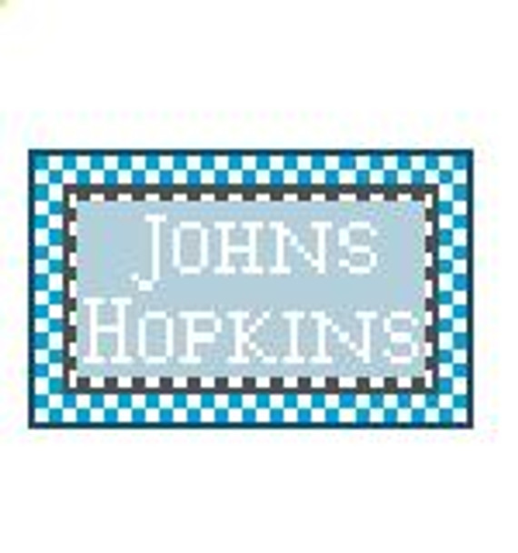 TL211 Johns Hopkins 3.5 x 2 18 Mesh Kathy Schenkel Designs