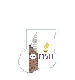 CM408J Minnesota State U Kathy Schenkel Designs Kathy Schenkel Designs 4 x 4 Mini Sock 18 Mesh