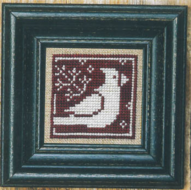Winter Redbird + White 32w x 32h Bent Creek  15-2464 WiBCOC113