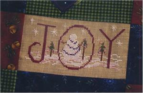 CGS 138 Snowman Joy82w x 39h Country Garden Stitchery