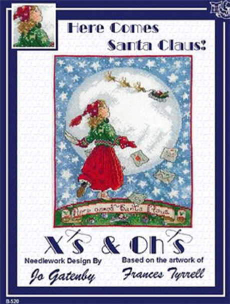 YT Here Comes Santa 112 w x 140 h Xs And Ohs