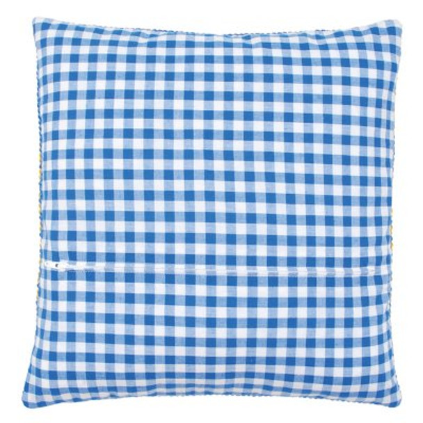 PNV154661 Vervaco Blue Cushion Back with Zipper