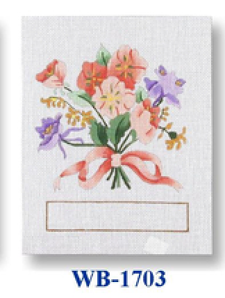 WB-1703 Roses with Doves 18 Mesh 8 x 10" Wedding Bettieray Designs