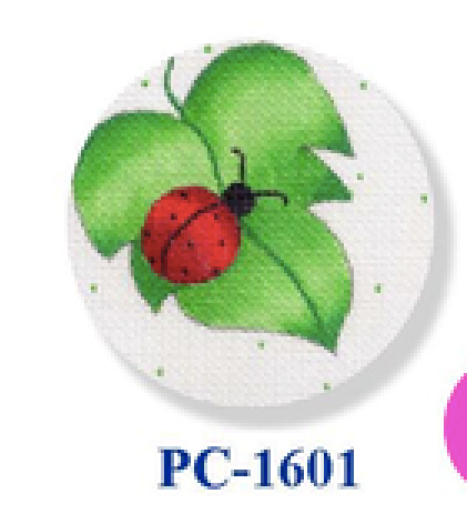 PC-1601 Ladybug 18 Mesh 4" Pin Cushion CBK Bettieray Designs