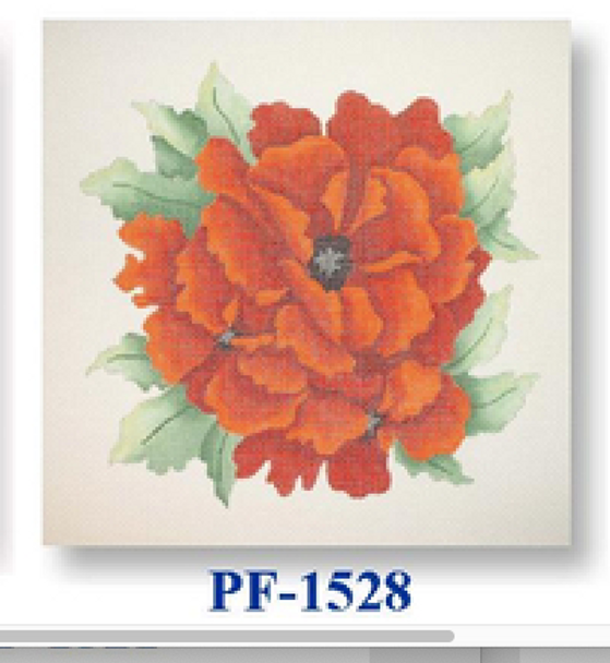 PF-1528 Red Poppies 18 Mesh 12"  Flowers CBK Bettieray Designs