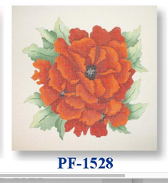 PF-1528 Red Poppies 13 Mesh 12"  Flowers CBK Bettieray Designs