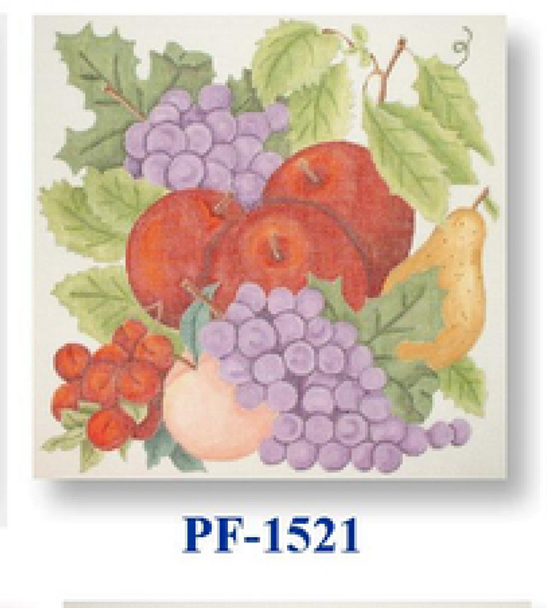 PF-1521 Apples with Fruit 18 Mesh  12"  Flowers CBK Bettieray Designs