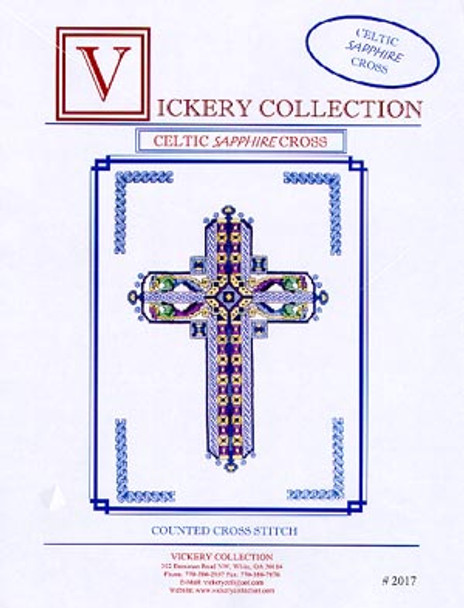 Celtic Sapphire Cross Vickery Collection (Camus) 2017	 03-1942