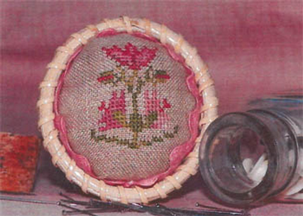 Flower Pincushion Topper (w/rick rack) by Dames Of The Needle 13-2859 