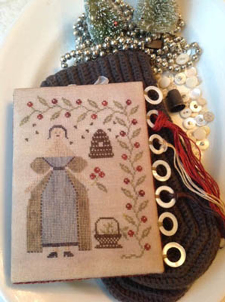 Winter Beekeeper Thread Board  83 x 102 Stacy Nash Primitives 14-2680 