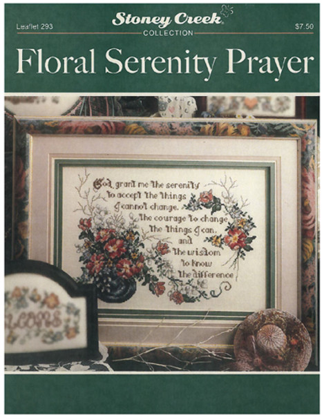 Floral Serenity Prayer by Stoney Creek Collection 178w x 120h 15-1047 
