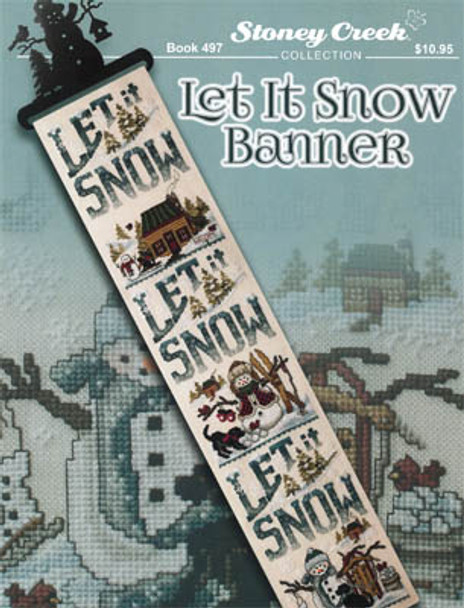 Let It Snow Banner by Stoney Creek Collection 80w x 413h 15-2432 