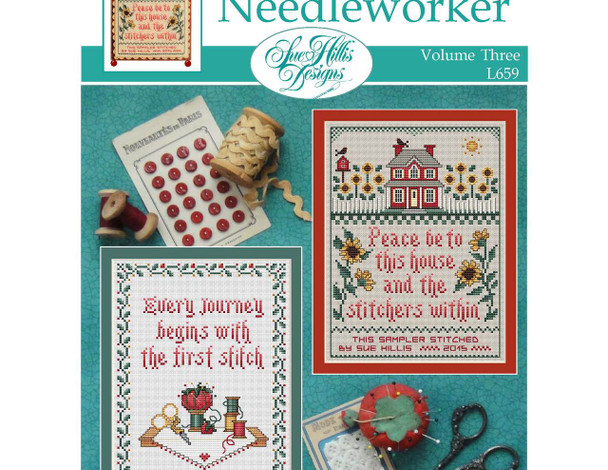Stitches For The Needleworker Vol. 3 76 x 104 Sue Hillis Designs 15-2315  YT