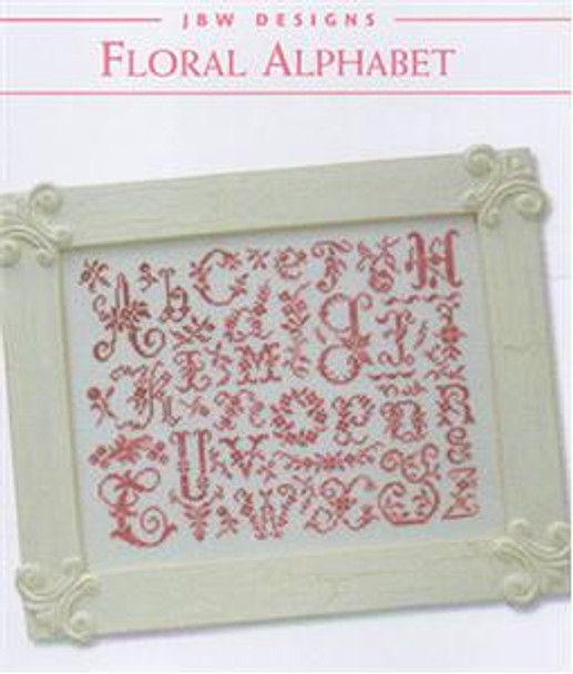 Floral Alphabet 114w x 148h by JBW Designs 16-1226 YT