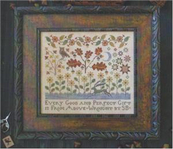 Autumn Gifts 182w x 164h Plum Street Sampler  15-2618