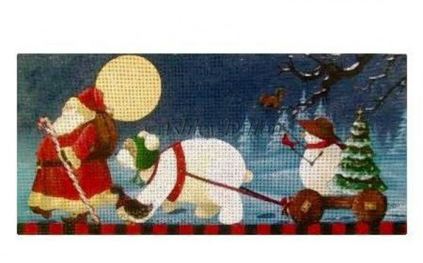 ADP201 Christmas March #18 Mesh Susan Roberts  Needlepoint