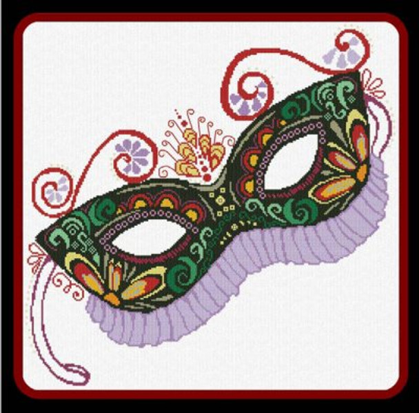 AAN353 Masquerade Ball Alessandra Adelaide Needleworks Counted Cross Stitch Pattern