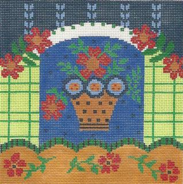 LR3016 Les Fleurs 8X10 13 Mesh Cooper Oaks Designs