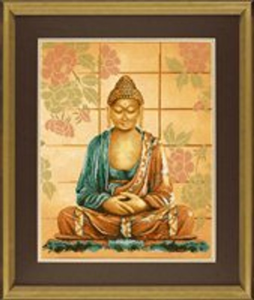 PN8040 Lanarte Kit Buddha 16" x 20"; Evenweave; 27ct