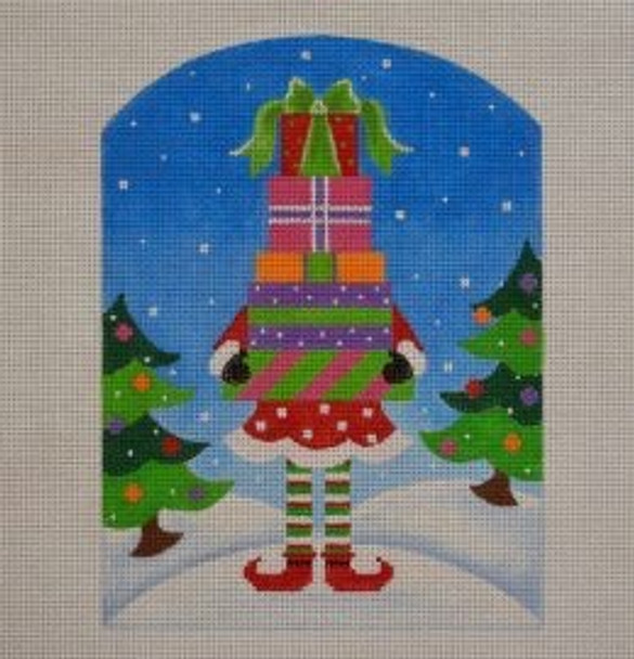 NP02 North Pole Elf 6 x 8 18 Mesh Pepperberry Designs 