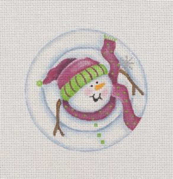 SN17 Stacked Snowman Samantha 4 Dia  18 Mesh Pepperberry Designs