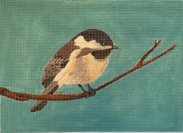 JKNA-­­022 Chickadee 8 7" x 5"  18  Mesh Judy Keenan NeedleArts  (Canvas And Thread)