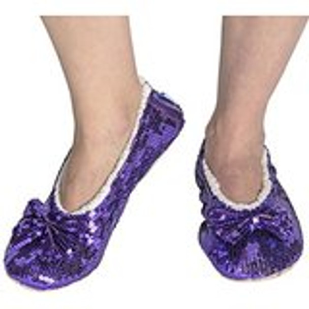 Purple Passion Size Medium-Shoe Size 7/8 Snoozie