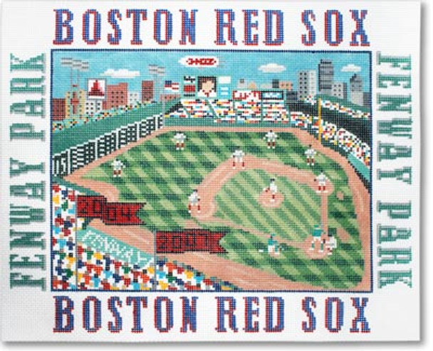 MBM-PL72 Fenway Park 13 Mesh 14 x 11.25” Melinda B. McAra