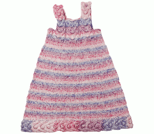 Knitting Pattern P-J-126 Jojoland BLOSSOM FAIRY Dress