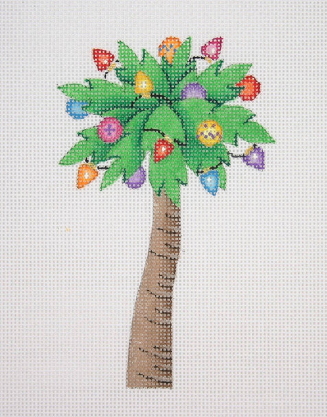 BB 0769	By the Sea / Palm Tree / Christmas Lights & Balls 5" x 3"	18 Mesh Burnett And Bradley