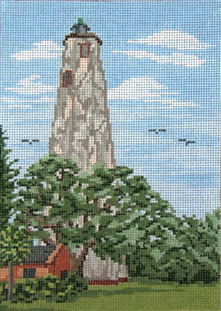 #1212 Bald Head Lt. (NC) "Old Baldy" 7" x 9-1/2" 13 Mesh    Needle Crossings