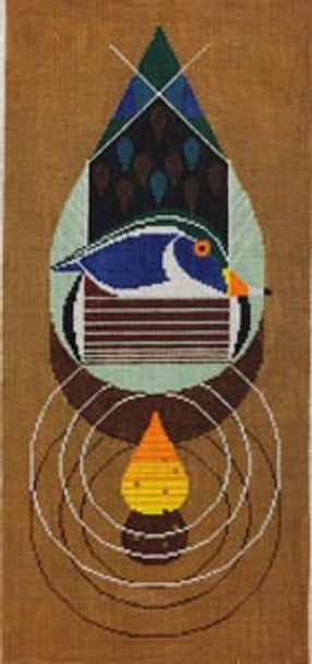 Wood Duck CH-W007 Charley Harper  13 Mesh 9 x 20